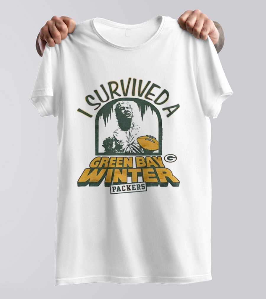 I Survived A Green Bay Winter Packers Star Wars Crossover T-Shirt