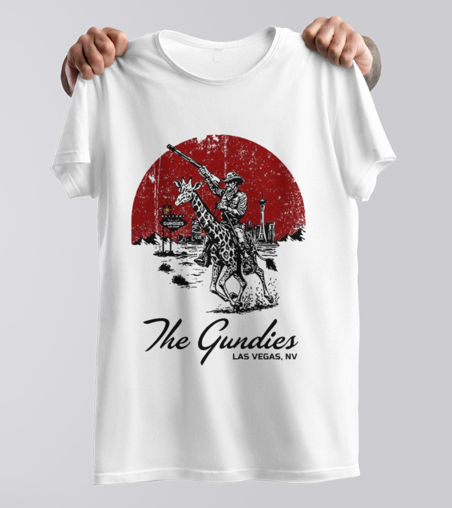 The Gundies Las Vegas Cowboy Giraffe Adventure T-Shirt