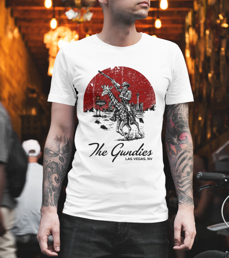 The Gundies Las Vegas Cowboy Giraffe Adventure T-Shirt