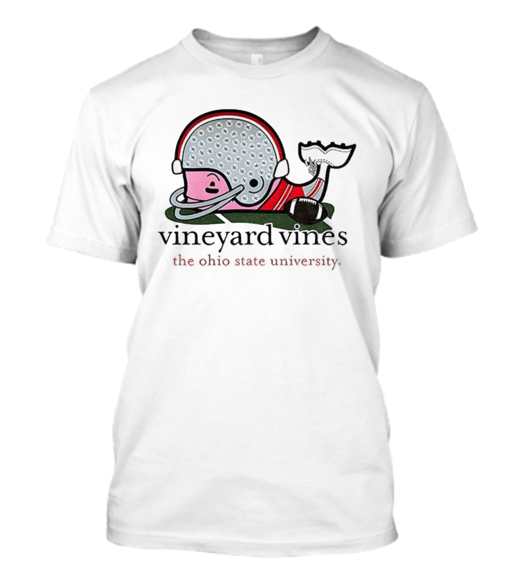 Vineyard Vines Ohio State Buckeyes Football Helmet University T-Shirt