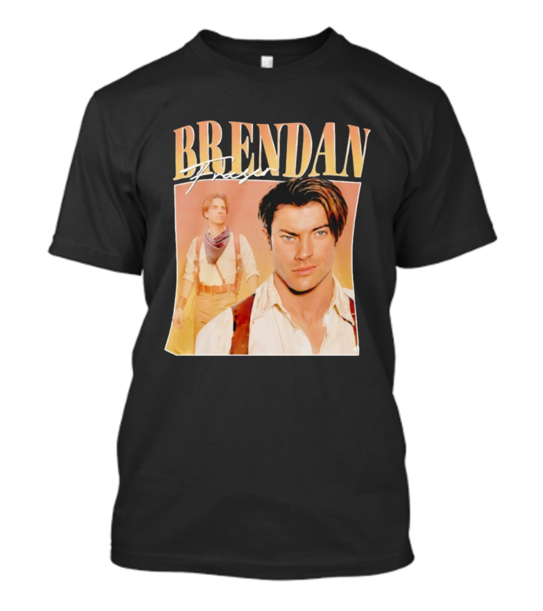 Brendan Fraser 90s Retro Style T-Shirt