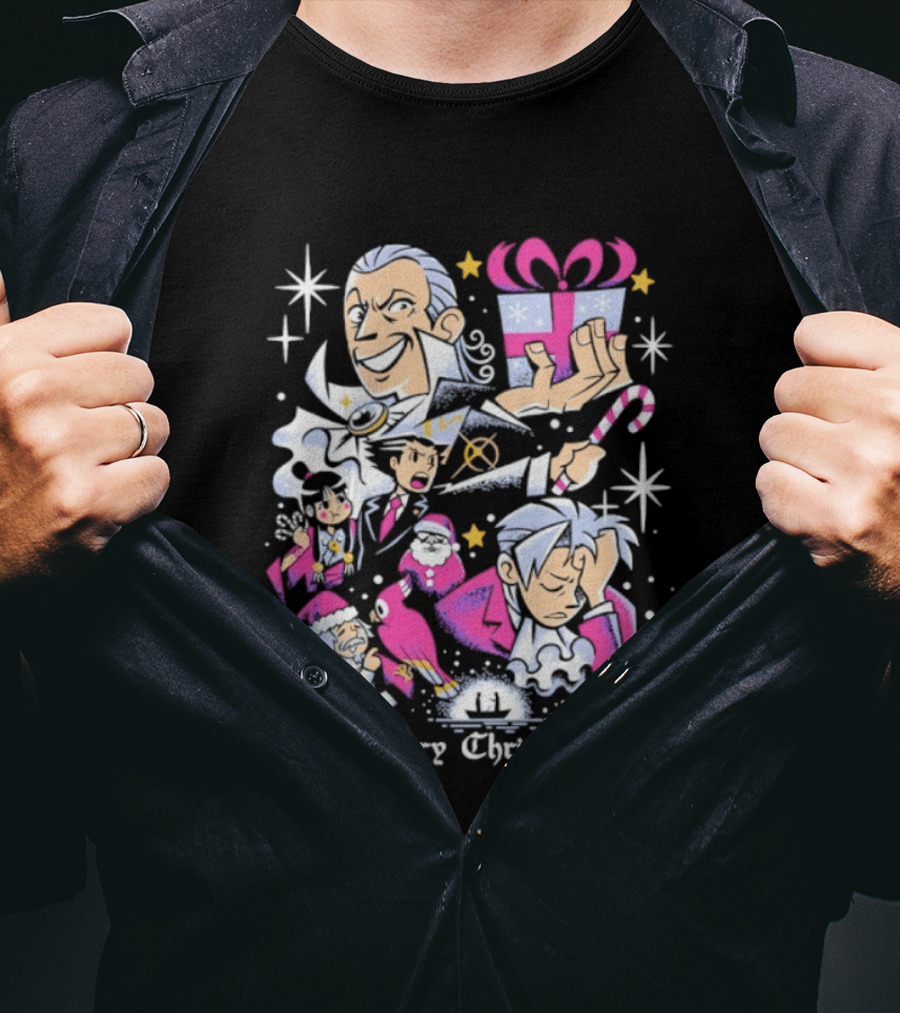 Almost Merry Christmas Santa And Presents Holiday Humor T-Shirt