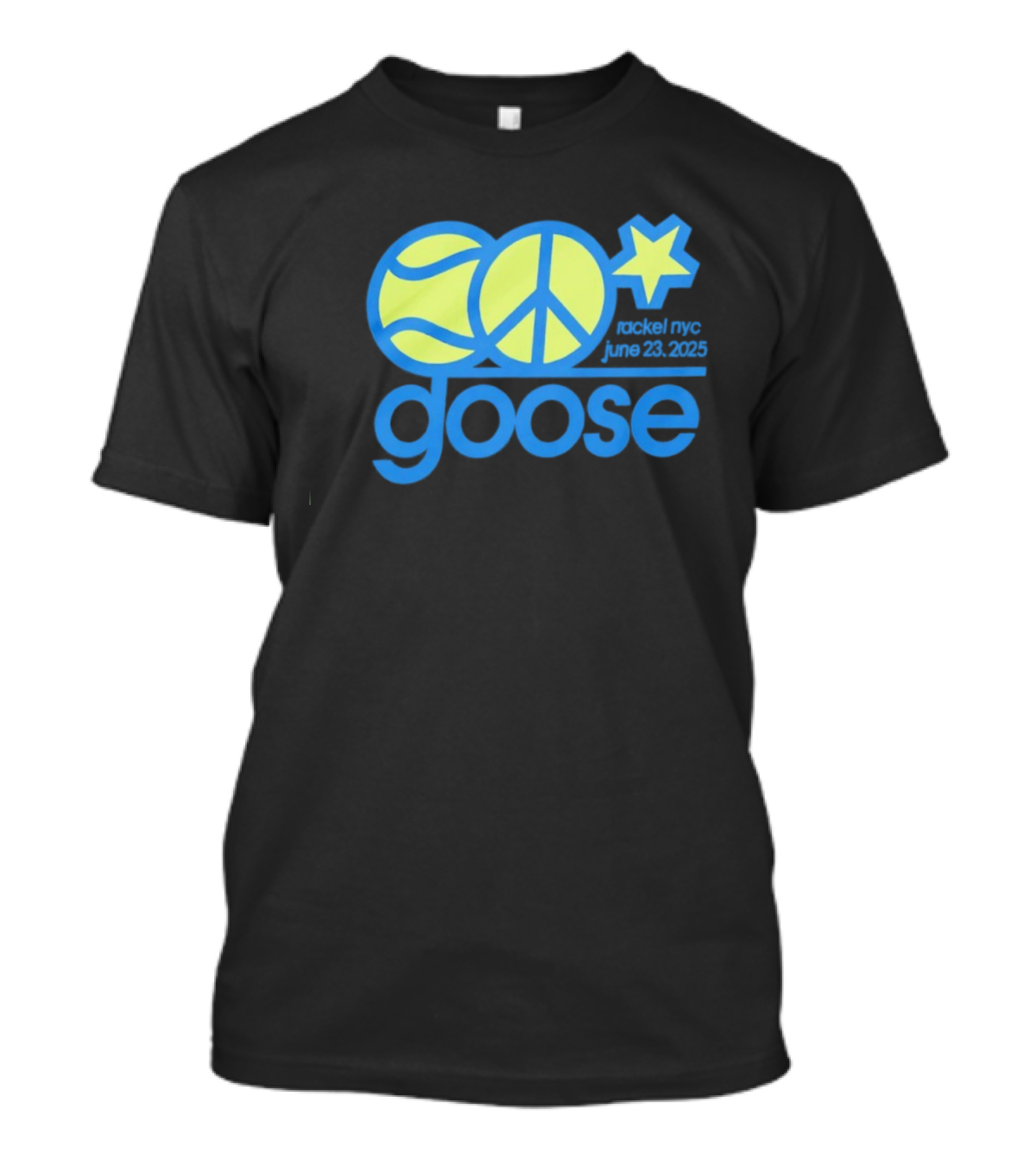 Goose Tennis Peace Star Event NYC June 23 2025 T-Shirt