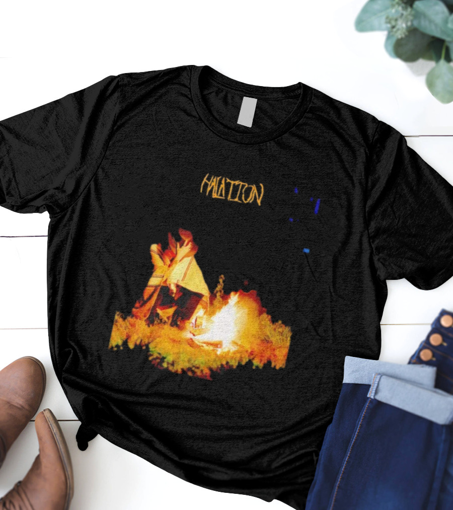 Halation Campfire Tour 2026 Cozy Wilderness Adventure T-Shirt