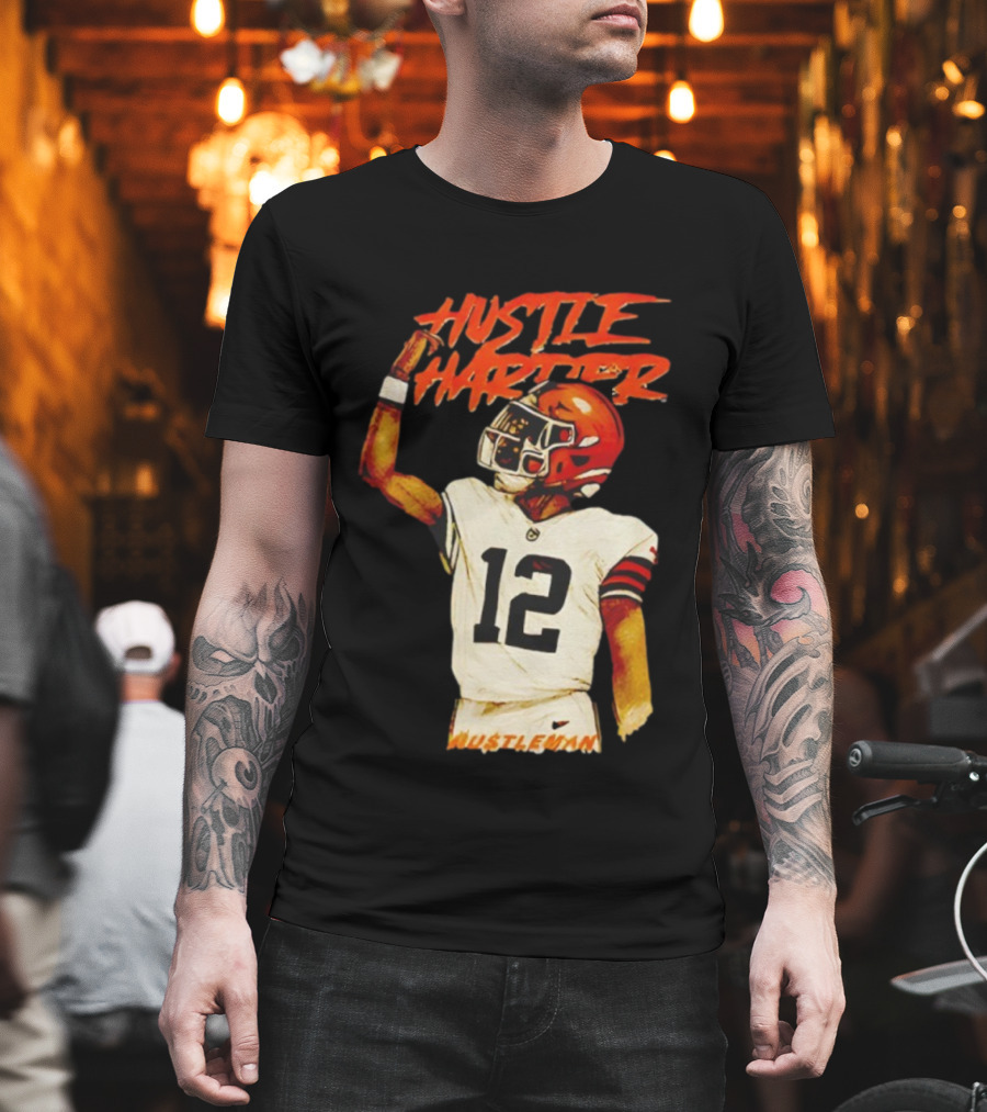 Hustle Harder 12 AU$TLEUWAN Legendary Shedeur Man T-Shirt