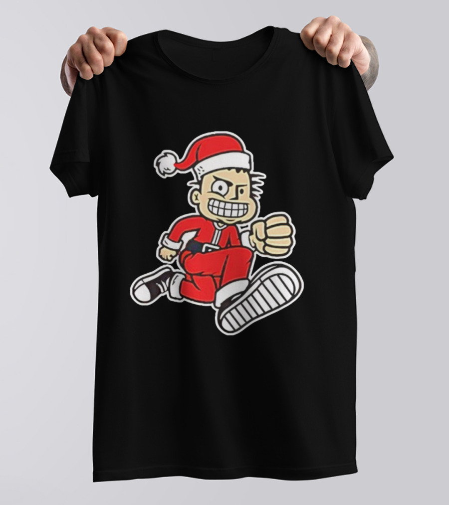 MXPX Santa PX Punk Character In Red Suit With Santa Hat T-Shirt