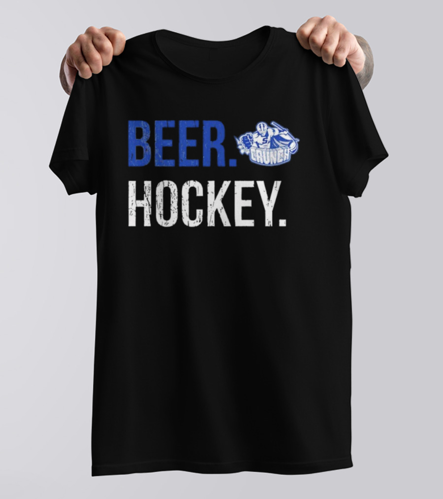 Syracuse Crunch Beer Hockey Enthusiast Apparel T-Shirt