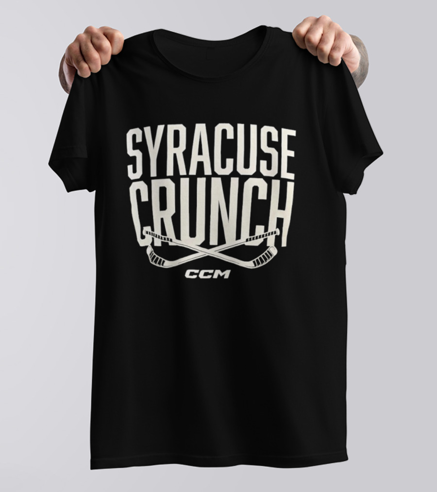 Syracuse Crunch CCM Hockey Team Crossed Sticks T-Shirt