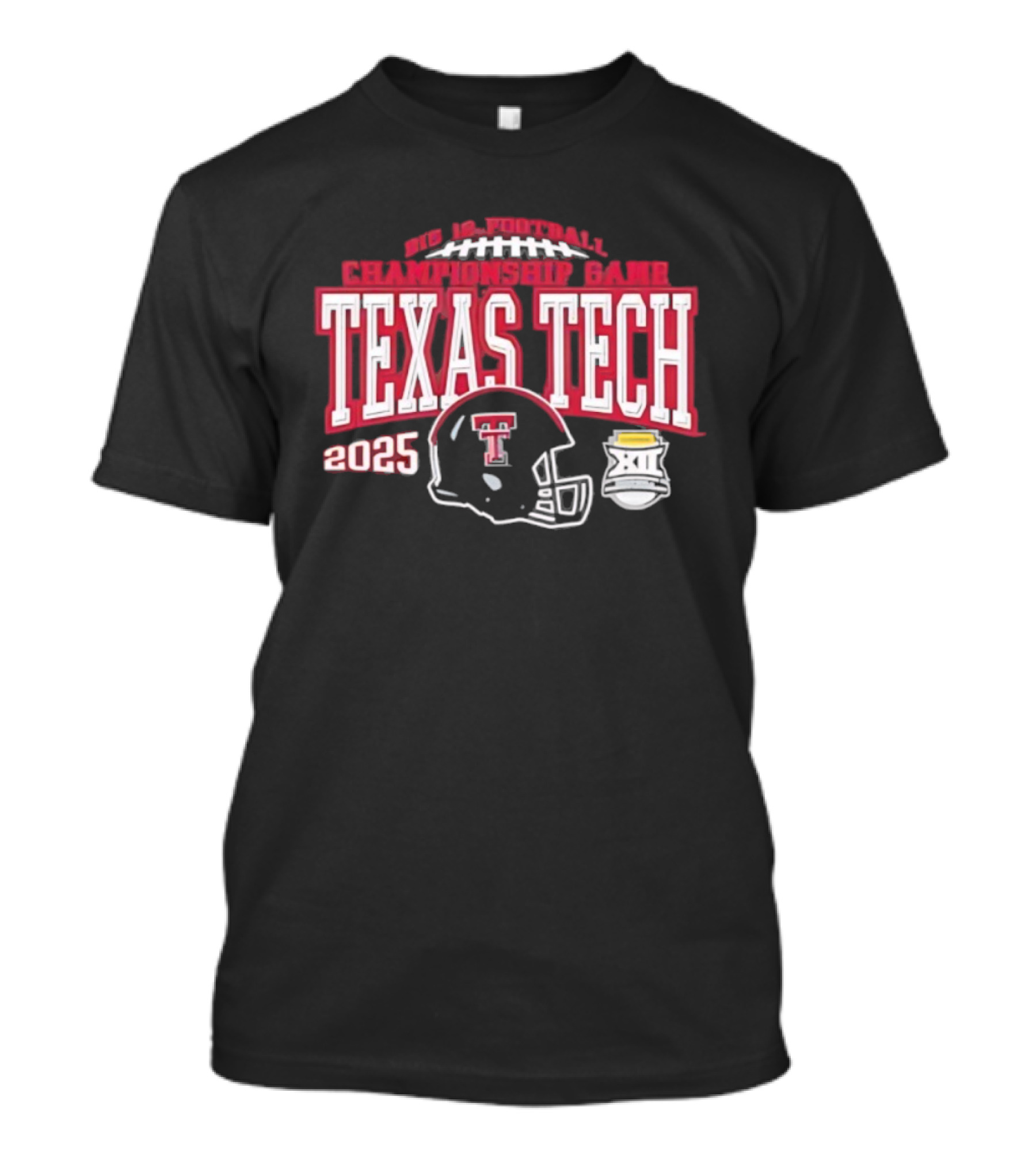 Texas Tech Red Raiders Big 12 Football Championship Game 2025 T-Shirt