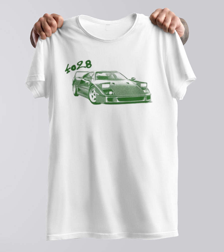 4028 Finley Classic Car Sketch T-Shirt