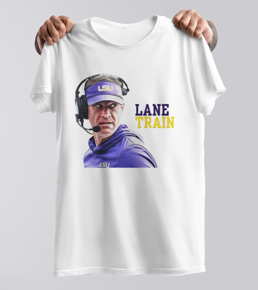 Lane Train Funny Coach LSU Tigers T-Shirt
