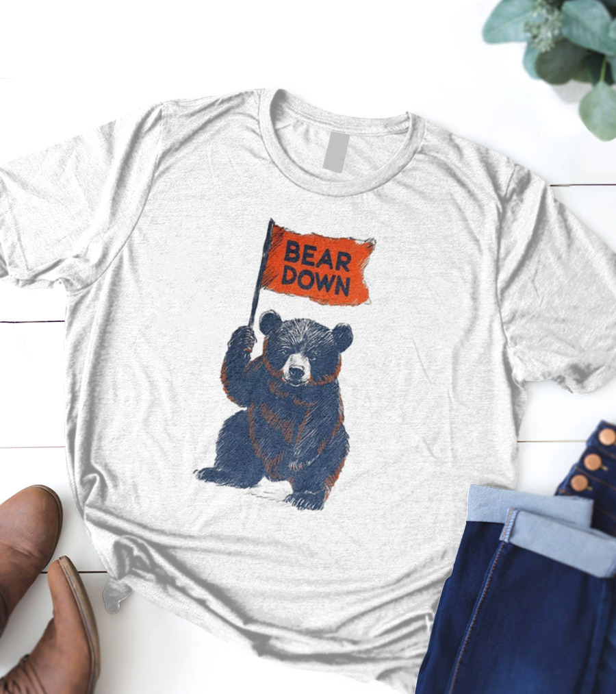 Bear Down Chicago Bears Football 2025 NFL Fan Gear T-Shirt