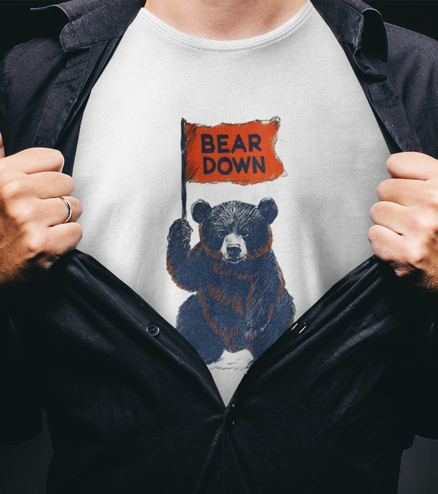 Bear Down Chicago Bears Football 2025 NFL Fan Gear T-Shirt