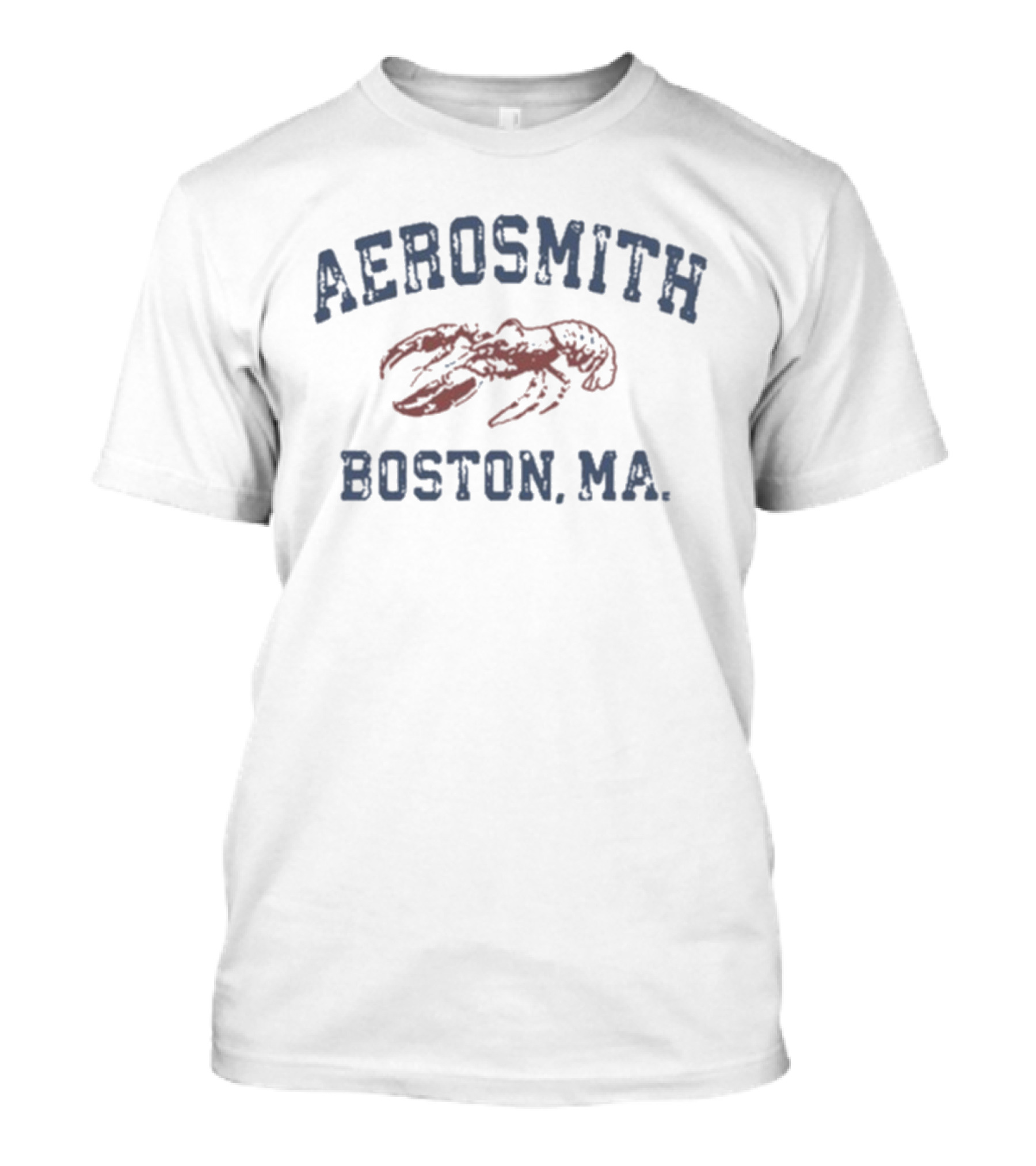 Aerosmith Boston MA Lobster Heritage Vintage Retro Style T-Shirt