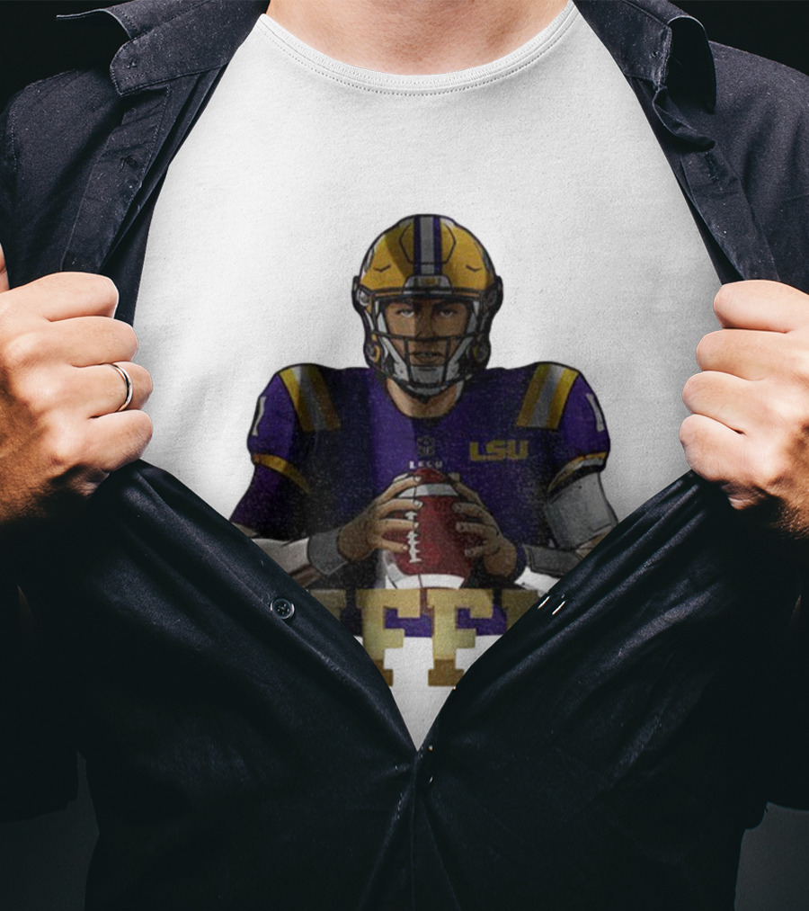 Kiffin Lane Kiffin NCAA LSU Football Captain T-Shirt