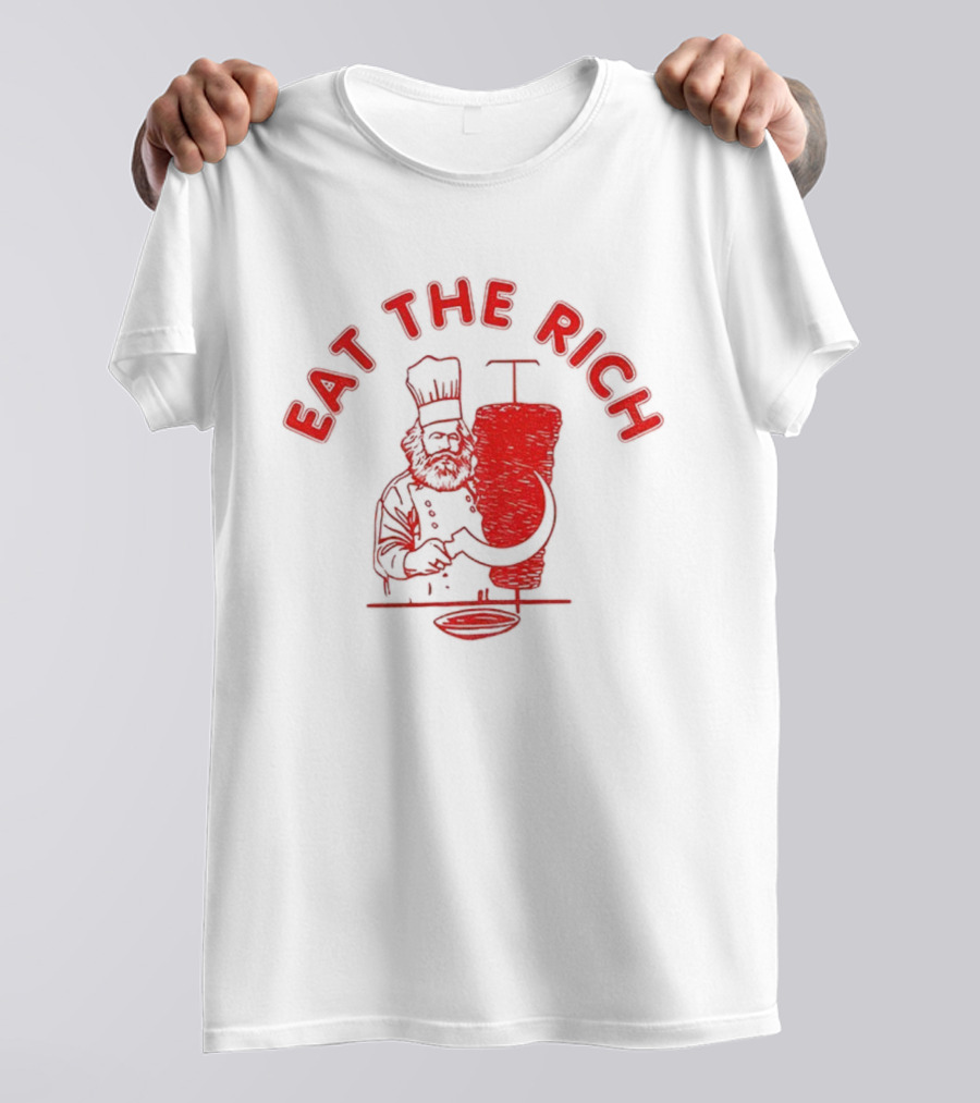 Eat The Rich Karl Marx Kebap Communism Unisex T-Shirt