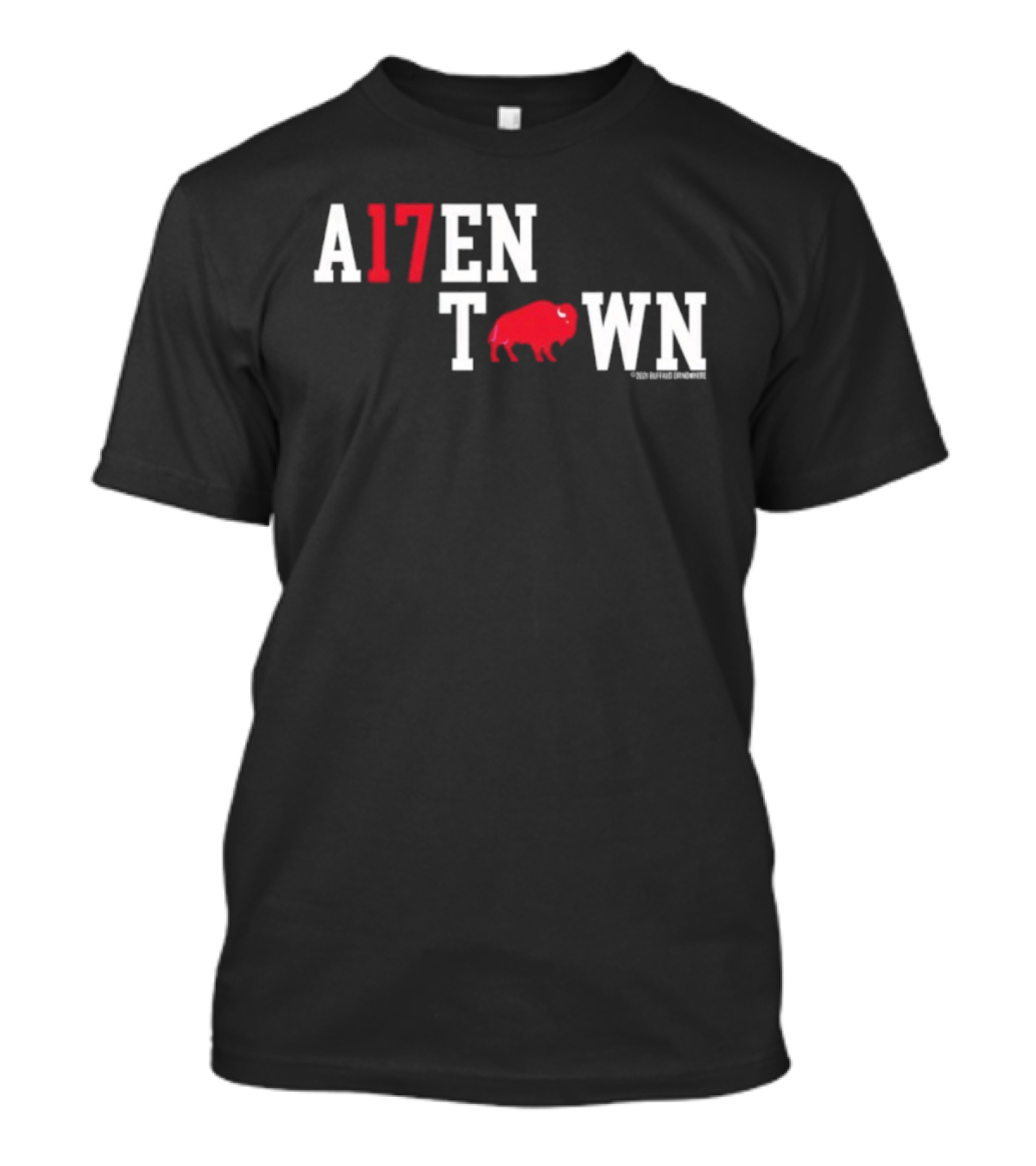 Buffalo Bills A17ENTOWN Red Bison Logo T-Shirt