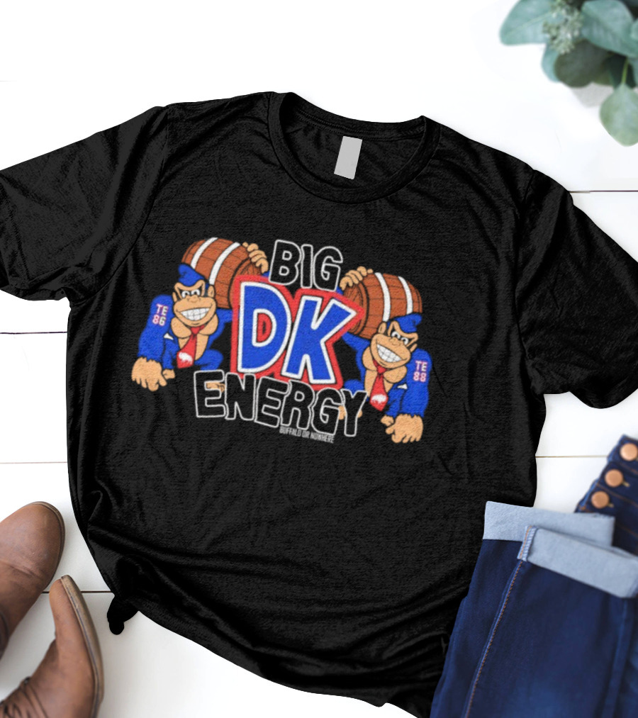 Buffalo Bills Big DK Energy TE 88 Football Theme T-Shirt