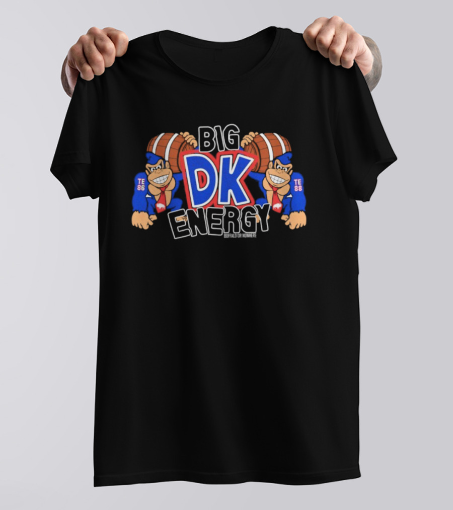 Buffalo Bills Big DK Energy TE 88 Football Theme T-Shirt