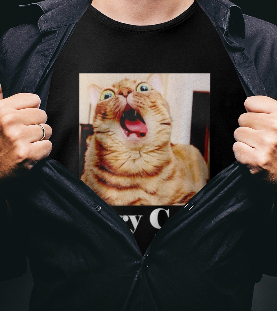 Silly Cat Meme Humor Very Cool Funny Cats T-Shirt