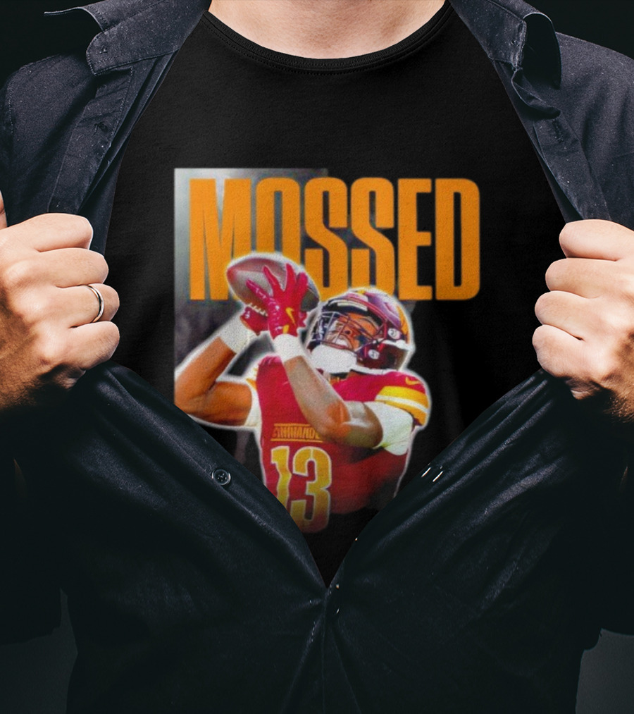 Commanders Treylon Burks 13 Mossed Catch Of The Year Football T-Shirt