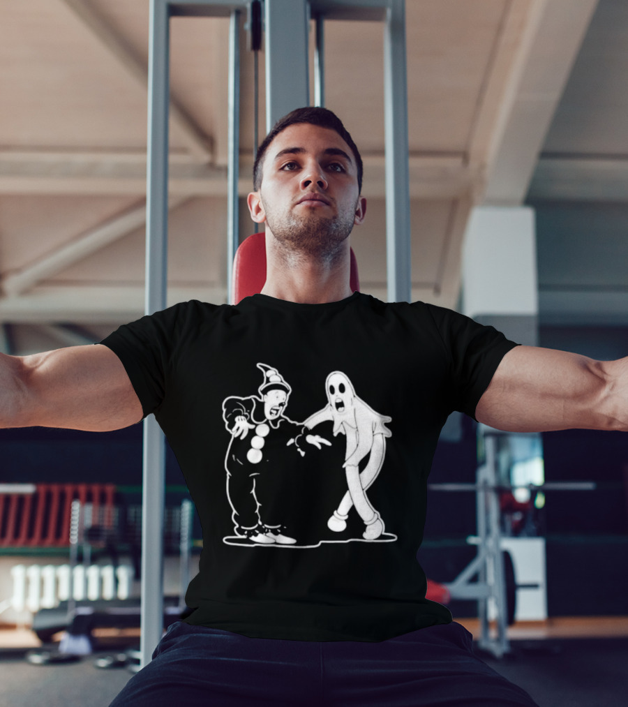 DC Lidstone Koko The Clown And Ghost Dancing Vintage Cartoon Style T-Shirt