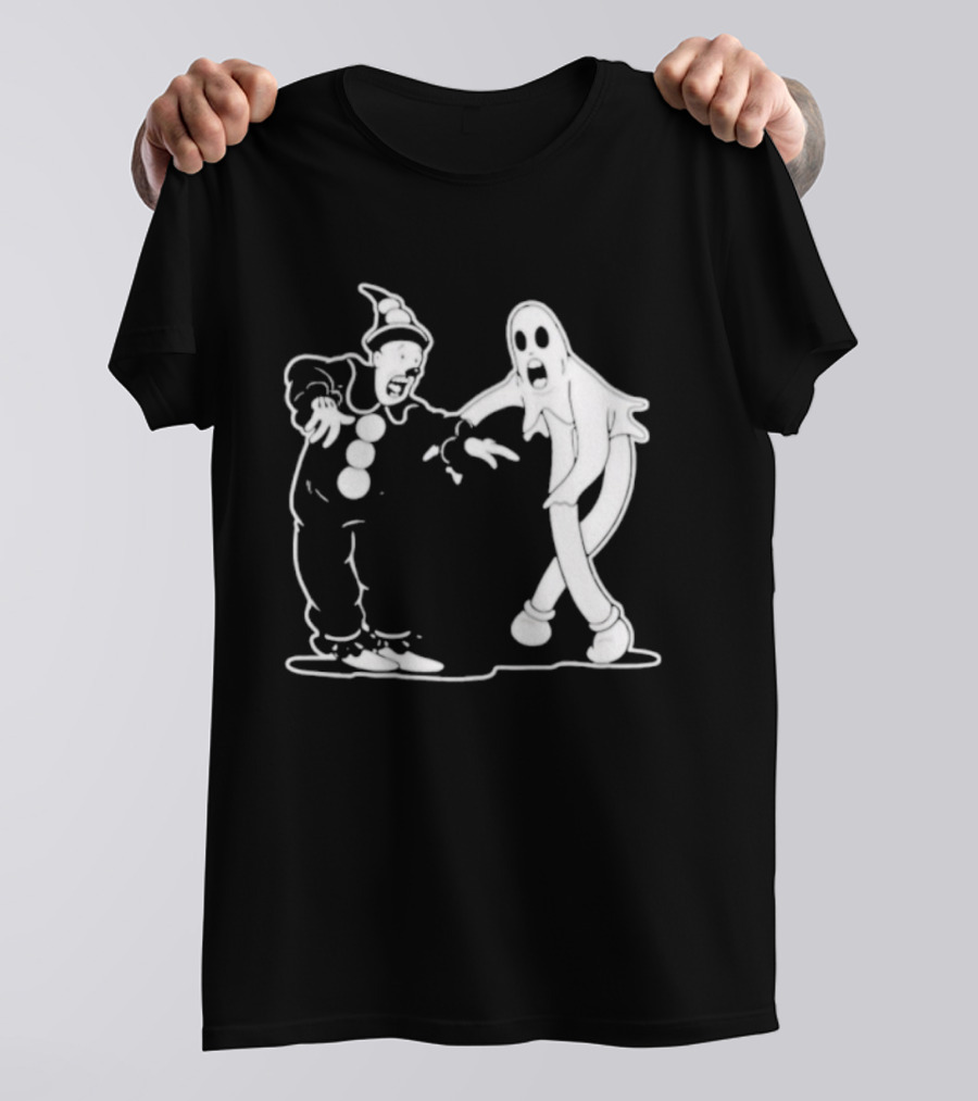 DC Lidstone Koko The Clown And Ghost Dancing Vintage Cartoon Style T-Shirt