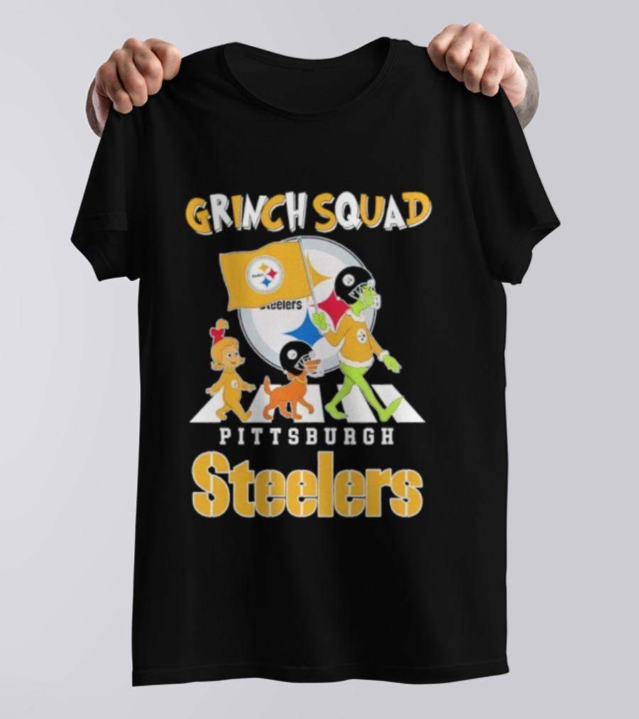 Grinch Squad Pittsburgh Steelers Cindy Lou Max T-Shirt