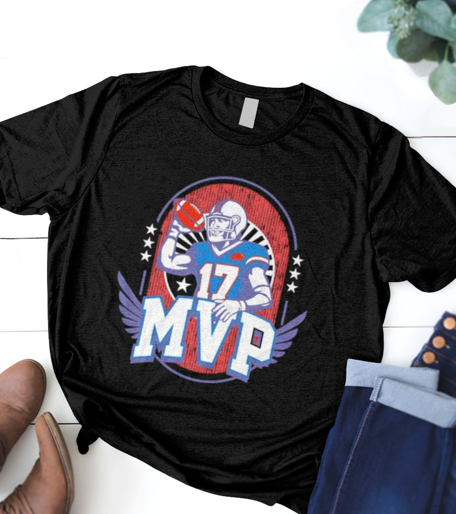 MVP JA17 Buffalo Bills Football Star Quarterback T-Shirt
