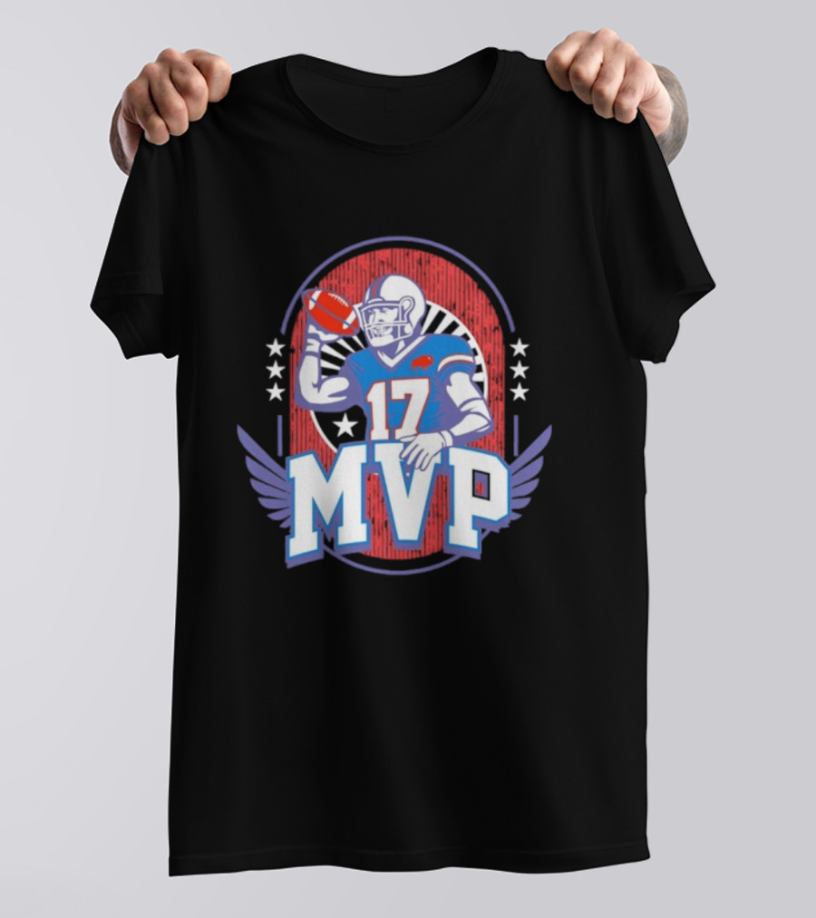 MVP JA17 Buffalo Bills Football Star Quarterback T-Shirt
