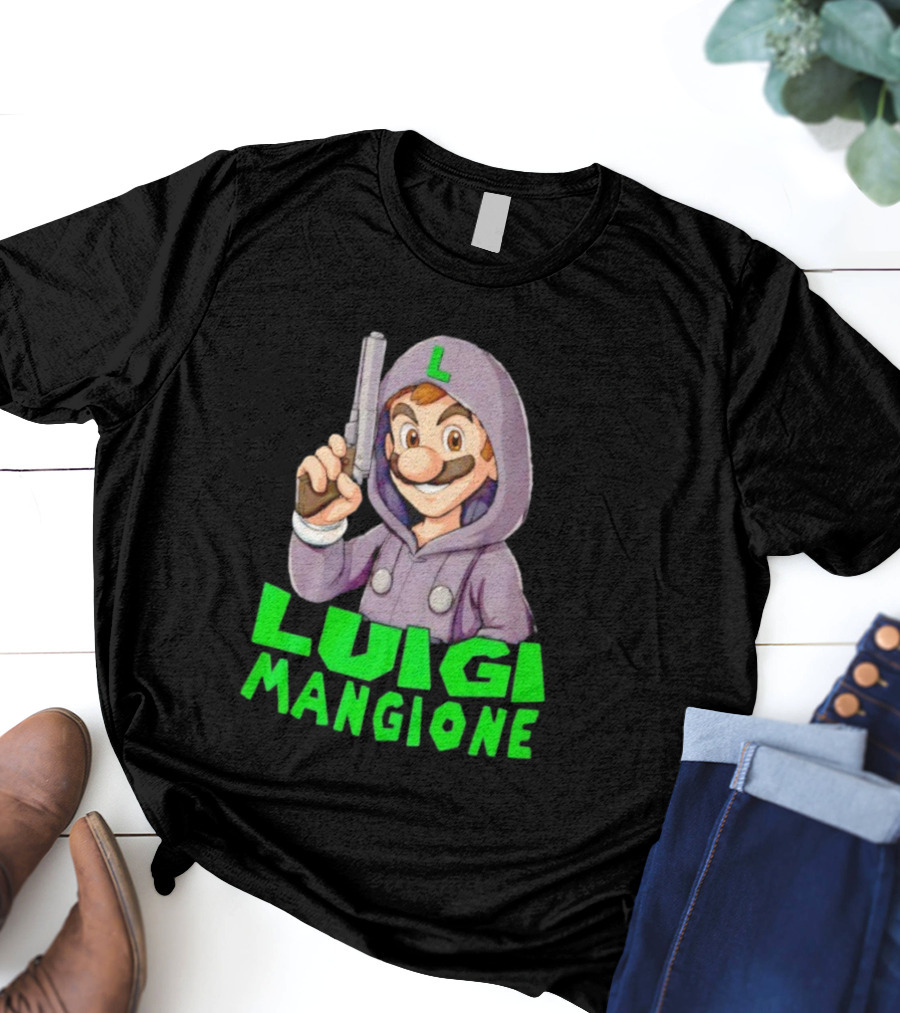 Luigi Mangione Nintendo Persona T-Shirt