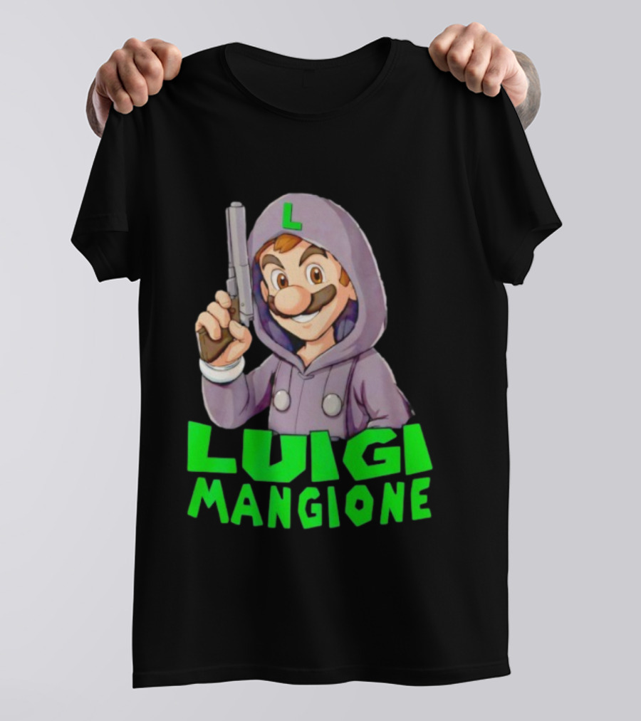 Luigi Mangione Nintendo Persona T-Shirt