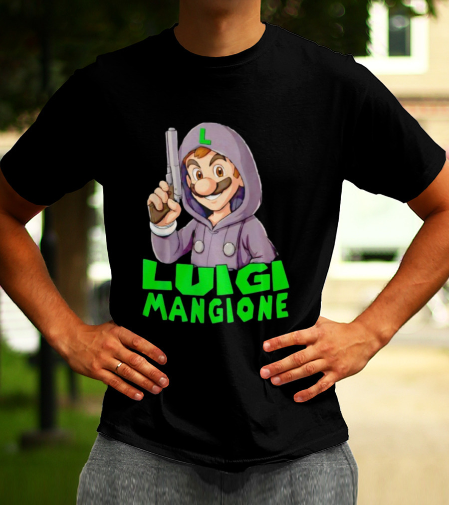 Luigi Mangione Nintendo Persona T-Shirt