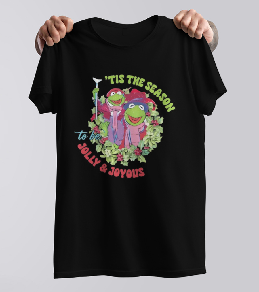 Muppets Christmas Carol Tis The Season Be Merry And Joyous T-Shirt