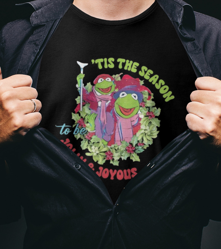 Muppets Christmas Carol Tis The Season Be Merry And Joyous T-Shirt