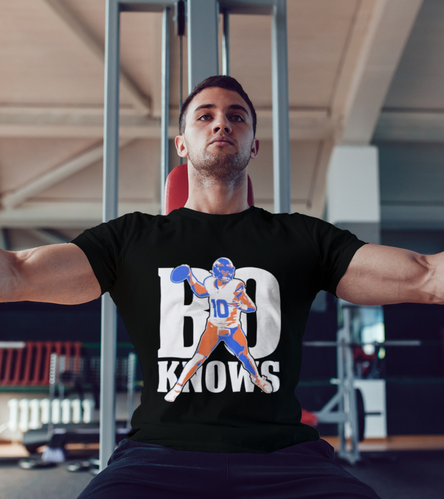 Bo Knows Football Inspired By Bo Nix Denver Broncos T-Shirt