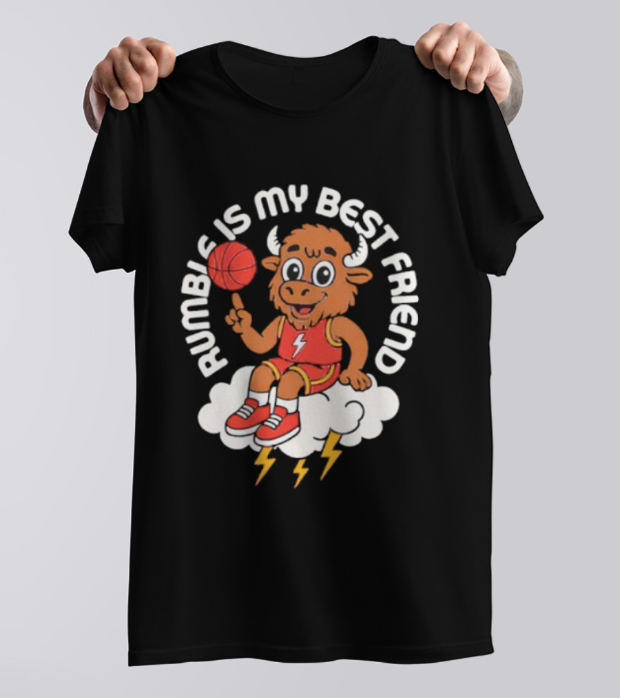 OKC Basketball Rumble Mascot Friendship Fan Favorite T-Shirt