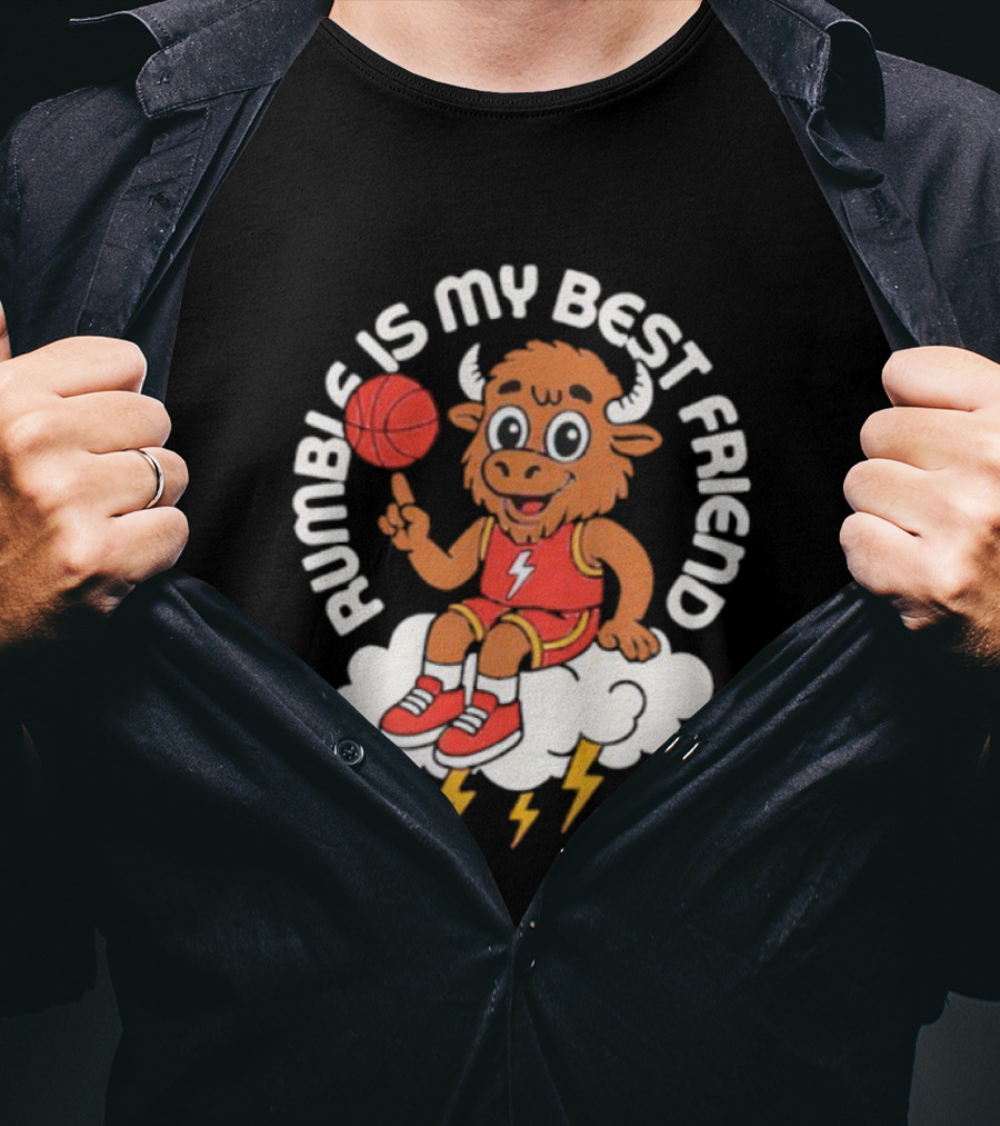 OKC Basketball Rumble Mascot Friendship Fan Favorite T-Shirt