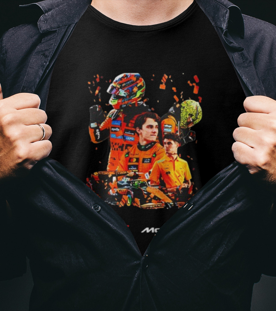 Oscar Piastri McLaren F1 Racing Team Formula One Seventh T-Shirt