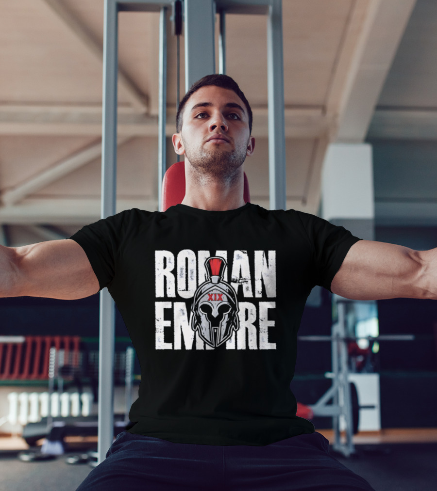 Roman Empire XIX Spartan Helmet Design T-Shirt