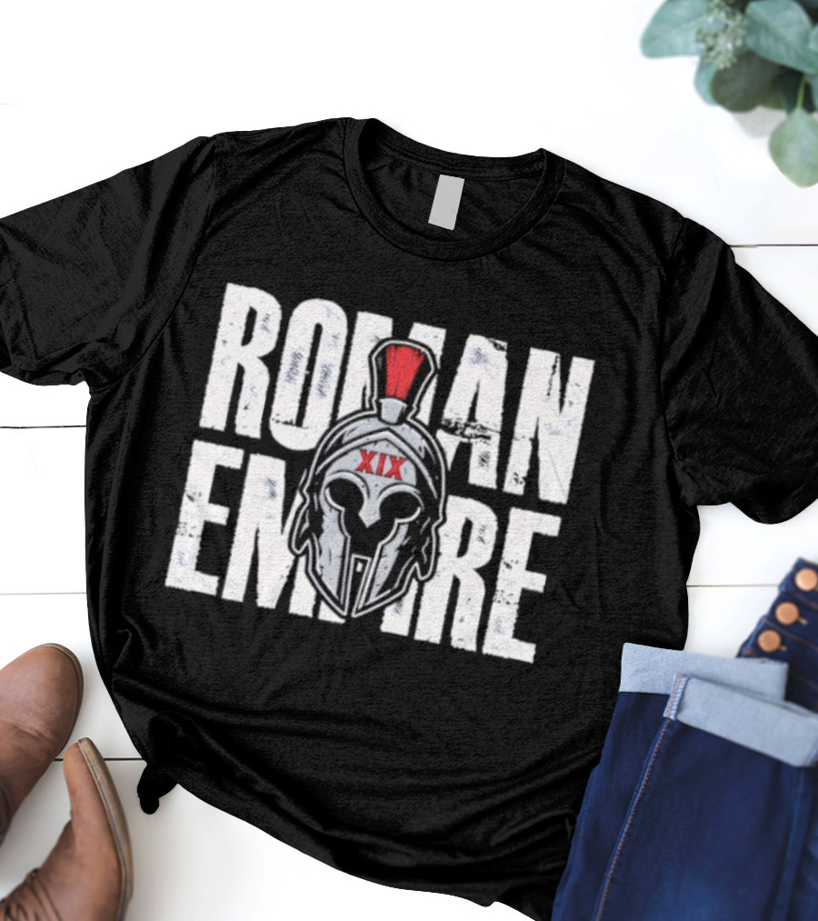 Roman Empire XIX Spartan Helmet Design T-Shirt