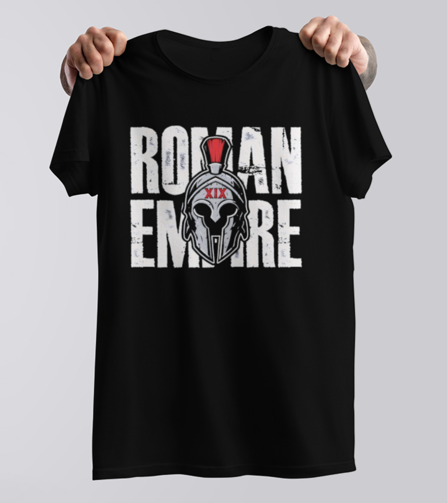 Roman Empire XIX Spartan Helmet Design T-Shirt