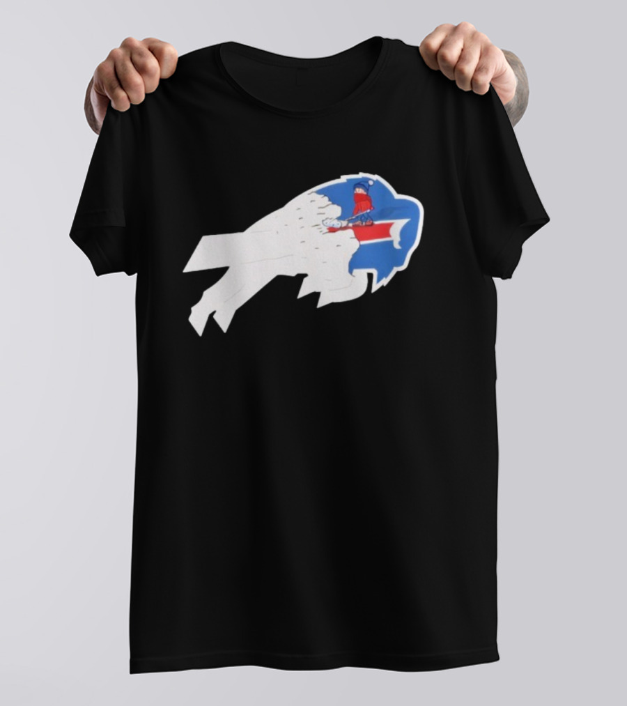Buffalo Bills Winter Snow Plow Kid Theme T-Shirt