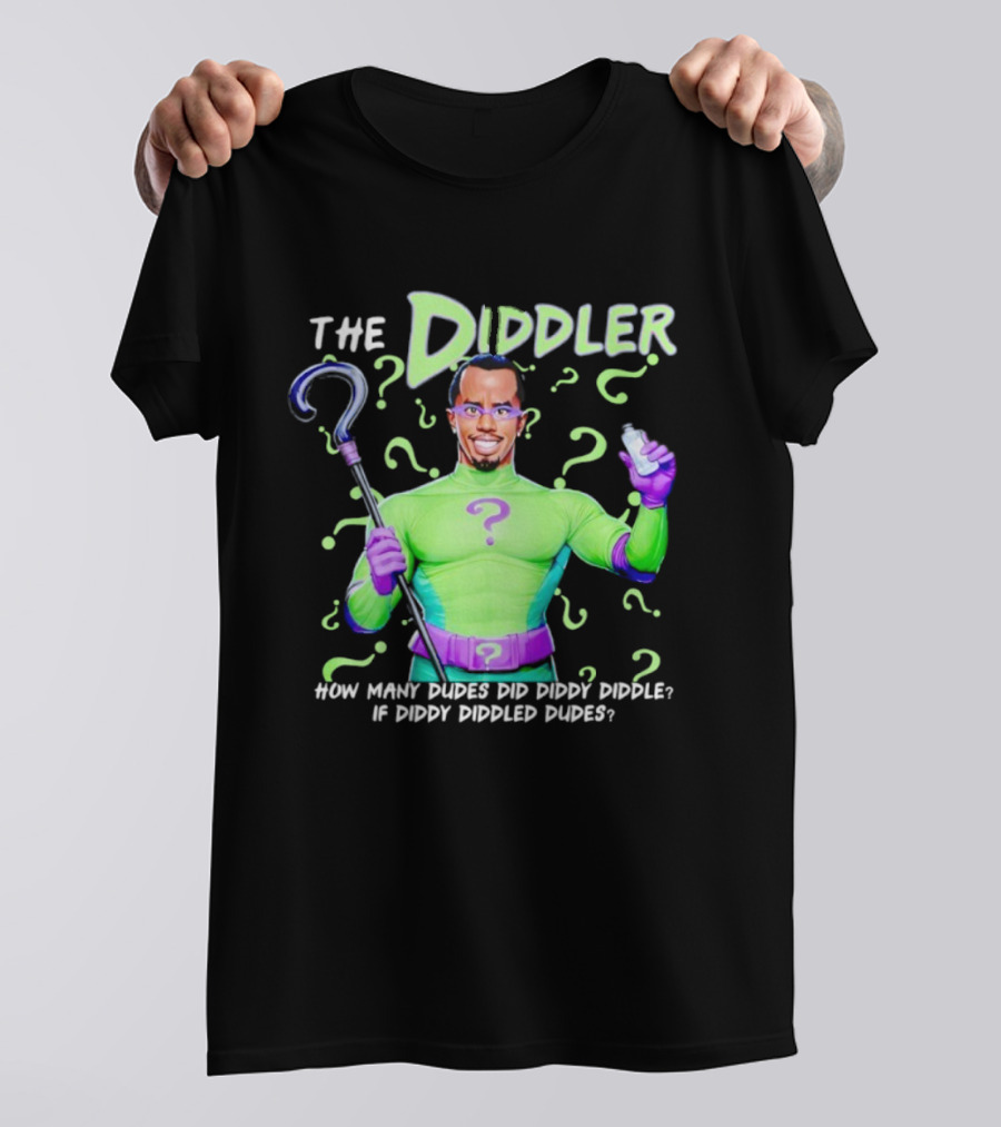 The Ediddler Diddler Diddy Diddle Dudes Mystery Questions T-Shirt