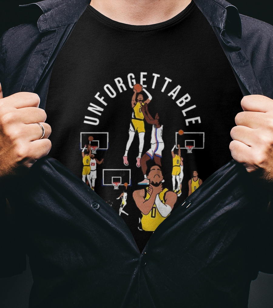 Unforgettable Tyrese Haliburton Basketball Highlight Moments T-Shirt