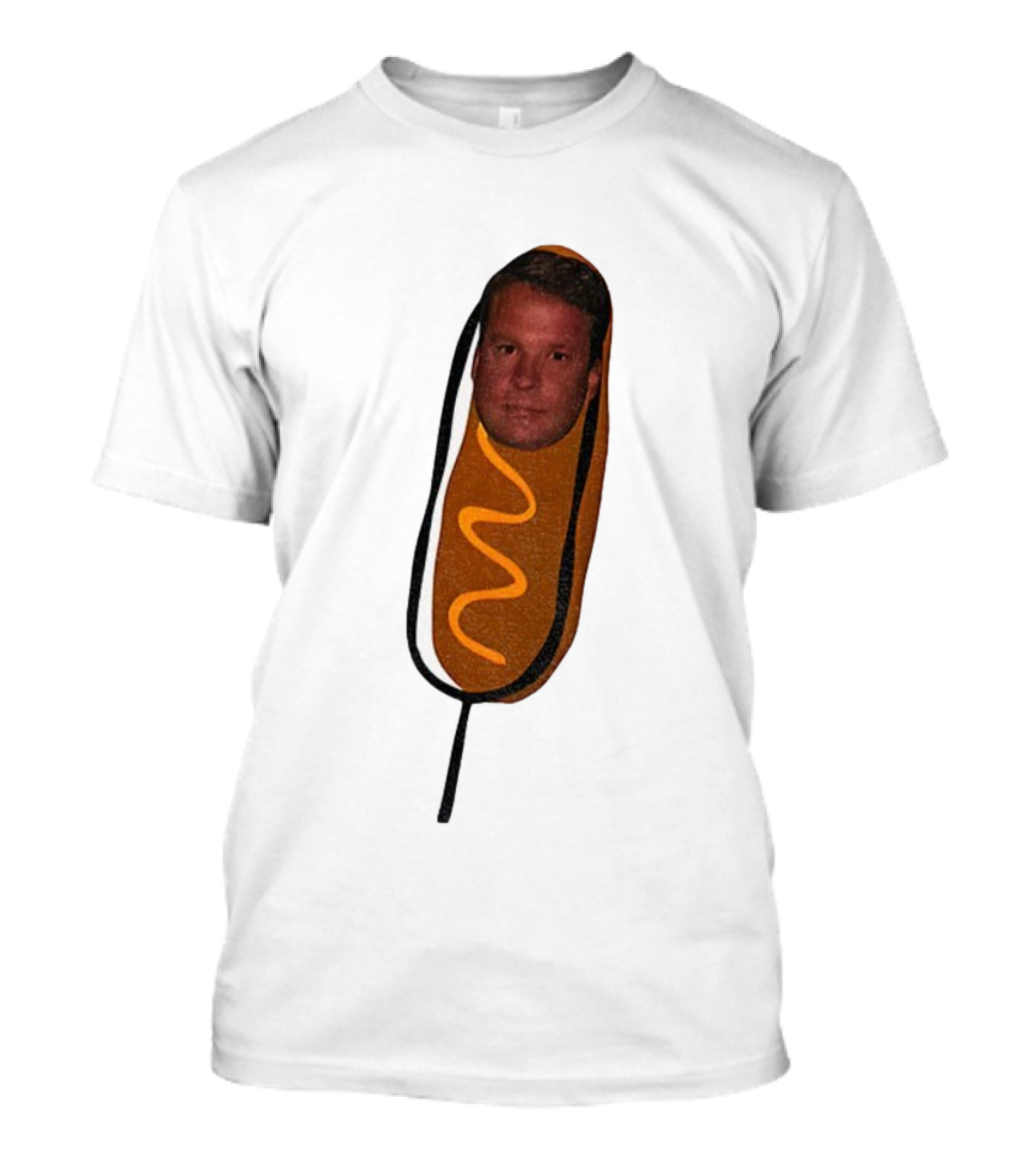 Kiffin Lane Funny Hot Dog LSU Tigers Football Cartoon T-Shirt