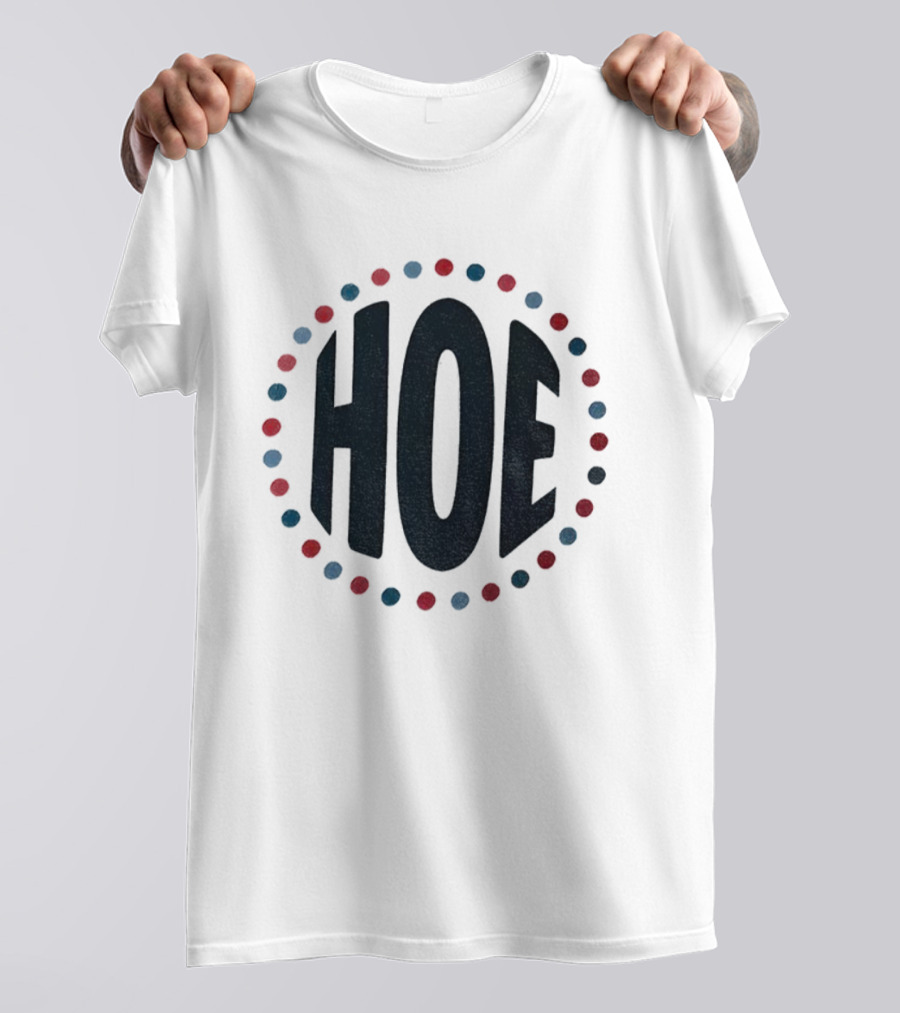 Lane Kiffin Ole Miss Football 2025 Hoe Circle Red Blue Dots T-Shirt