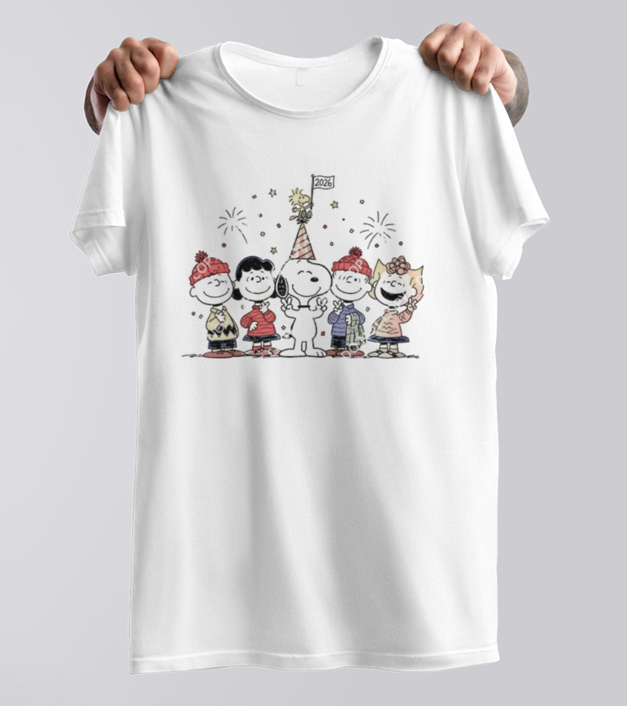 New Year 2026 Snoopy And Peanuts T-Shirt