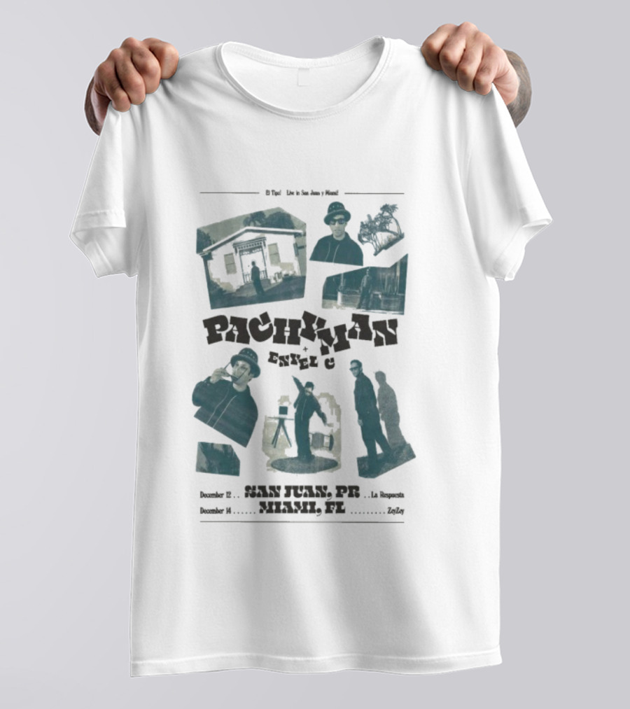 Pachyman Live San Juan PR December 12 2025 Announcement T-Shirt