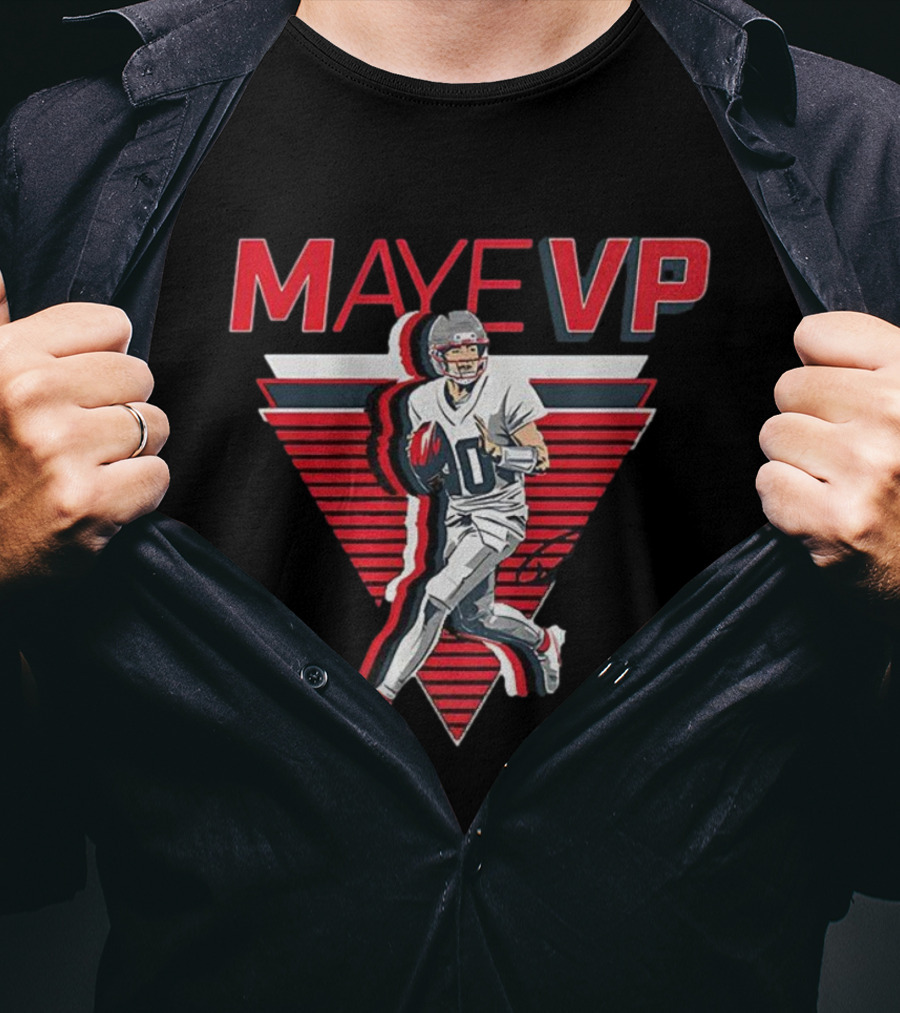 Drake MayeVP New England Patriots Football Signature T-Shirt